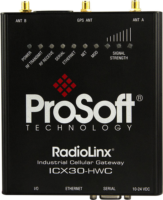ProSoft Technology’s new Industrial Cellular Gateway
offers secure connections to remote devices.